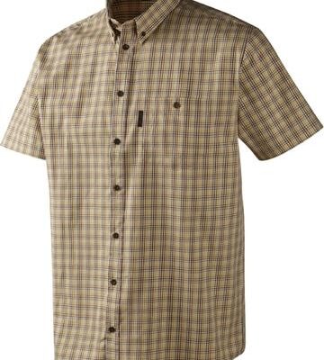 SEELAND RIVER SHIRT ANTIQUE GOLD CHECK