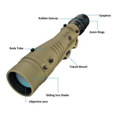 Bushnell 8-40x60mm Elite Tactical LMSS 780841H Spotting Scope