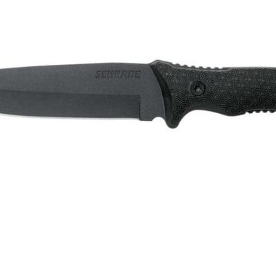 SCHRADE Frontier Fixed Blade, fixed knife with sharpening stone & fire steel