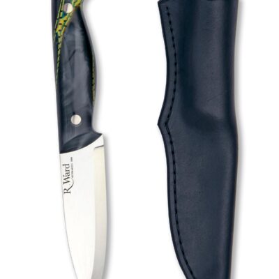 RAY WARD GUNSMITHS, LONDON A BOXED HAND-MADE CUSTOM SPORTING-KNIFE, MODEL 'NORTHERN LIGHTS