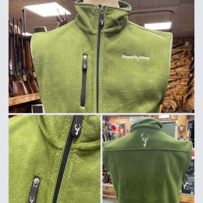 GREEN FLEECE BODYWARMER