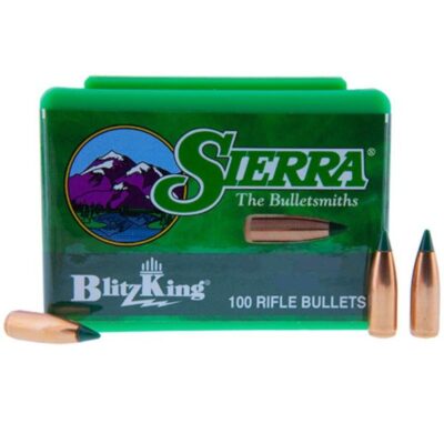 6mm / .243 Cal Sierra Bullets 70gr BlitzKing Pack 100