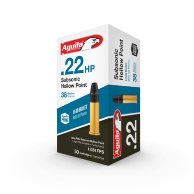 Aguila Subsonic Hollow Point .22LR 38gr